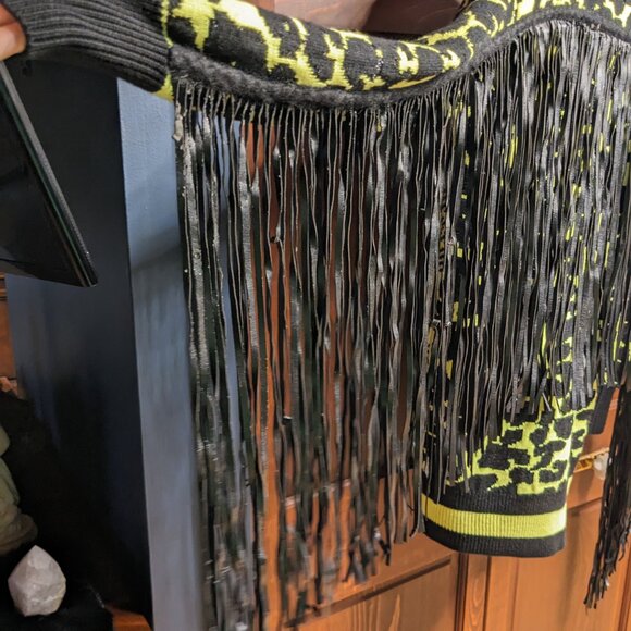 Phillip Plein - Dress or Sweater - European Designer Top with Fringe - Picture 6 of 12